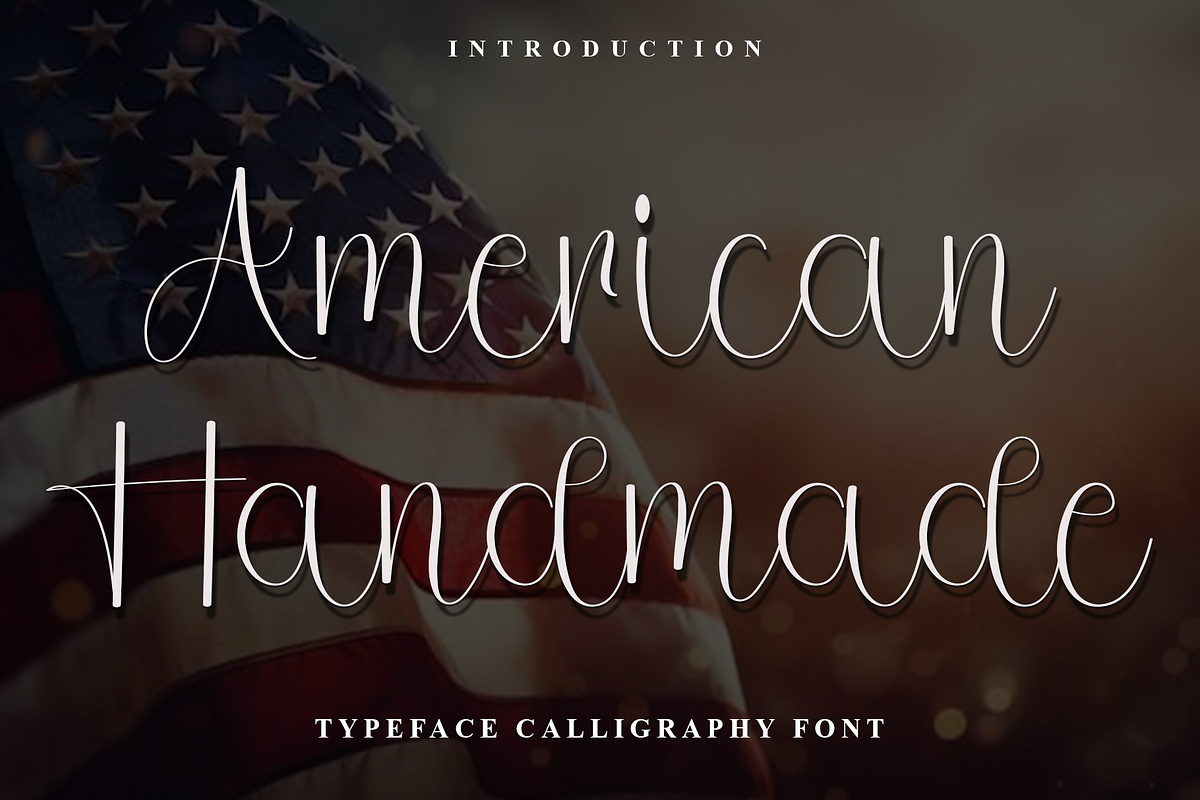 American Handmade, a Handwritten Font by FreshTypeINK (Photo 1 of 8)