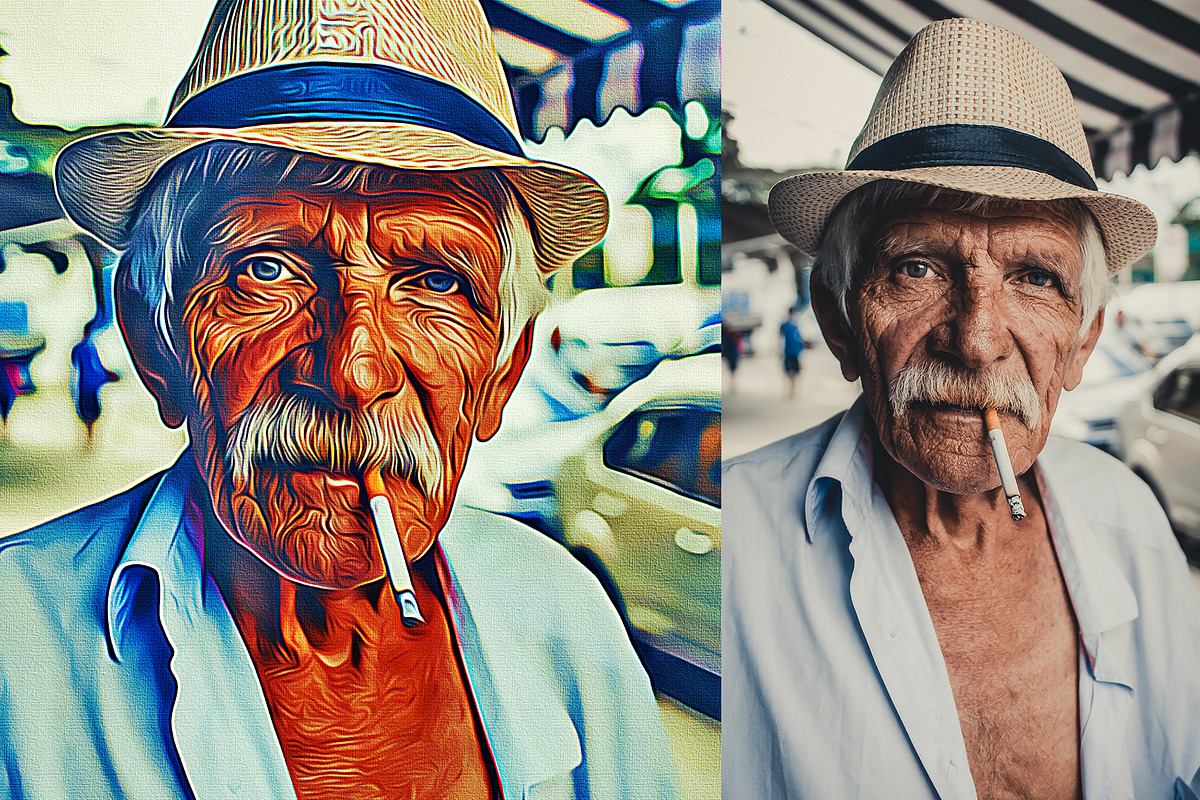 Realistic Oil Painting Art, an Action Add-On by U_Design (Photo 7 of 11)