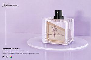 Perfume Bottle Mockup