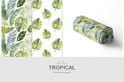 Tropical watercolor collection., a Pattern Graphic by BrushArtDesigns (Thumbnail 6 of 13)