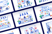 Grocery Shopping Illustrations, a Food Illustration by Prosymbols (Thumbnail 4 of 10)