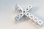 Diamond cross with hidden loop, an Object 3D Model by 3D Models by Obshansky (Thumbnail 8 of 9)