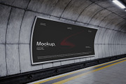 Subway Station Billboard Mockup, an Advertising Mockup by RamStudio2 (Thumbnail 5 of 7)