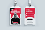 ID Card  Design Template, a Stationery Template by HiveArts (Thumbnail 1 of 3)