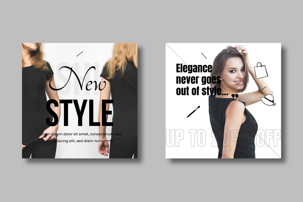 Modern Editable Fashion Social Media preview 5