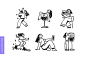 Wine vector illustrations, an Illustration by Tanka (Thumbnail 7 of 7)
