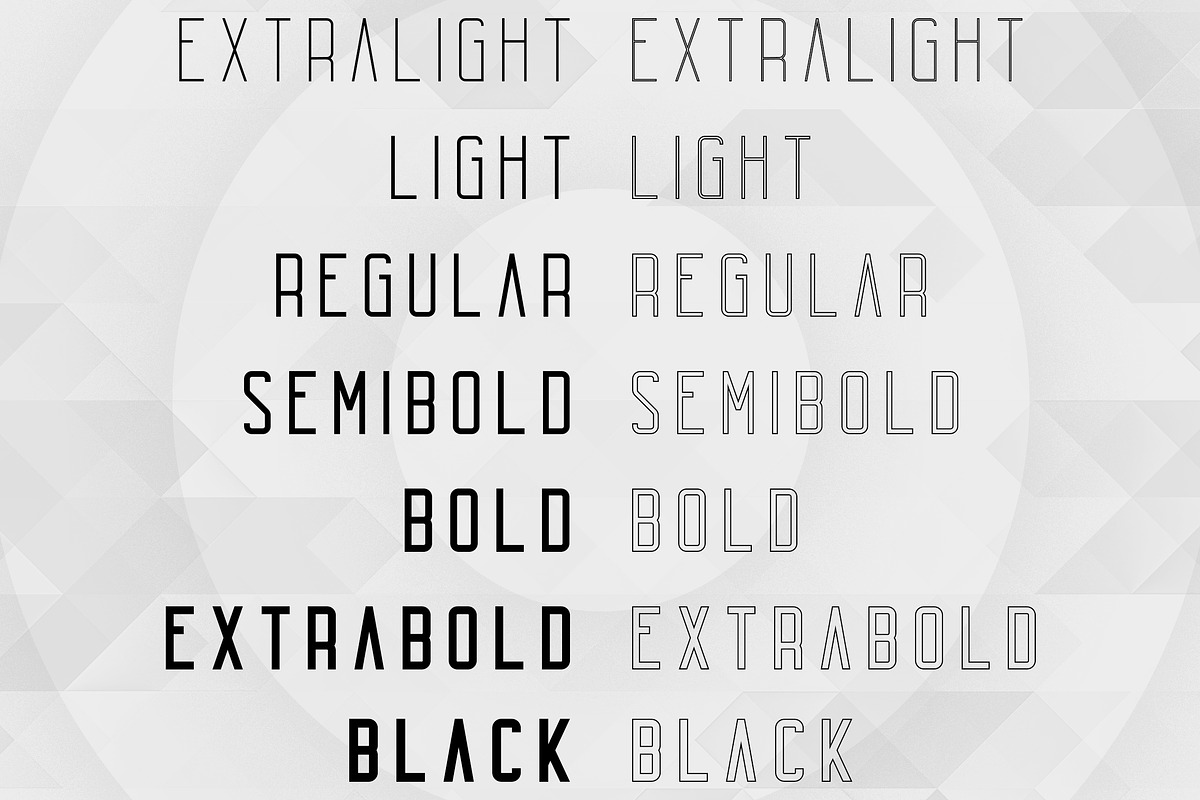 Echo 14 Font Family + Bonus preview 2