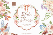 Mocha Mousse Flowers Pantone 2025, a Decorative Illustration by Catch the Dream Art (Thumbnail 1 of 17)