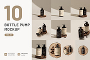 Bottle pump mockup, a Packaging Mockup by mockupocka (Thumbnail 1 of 12)