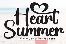 Heart Summer | Script Font