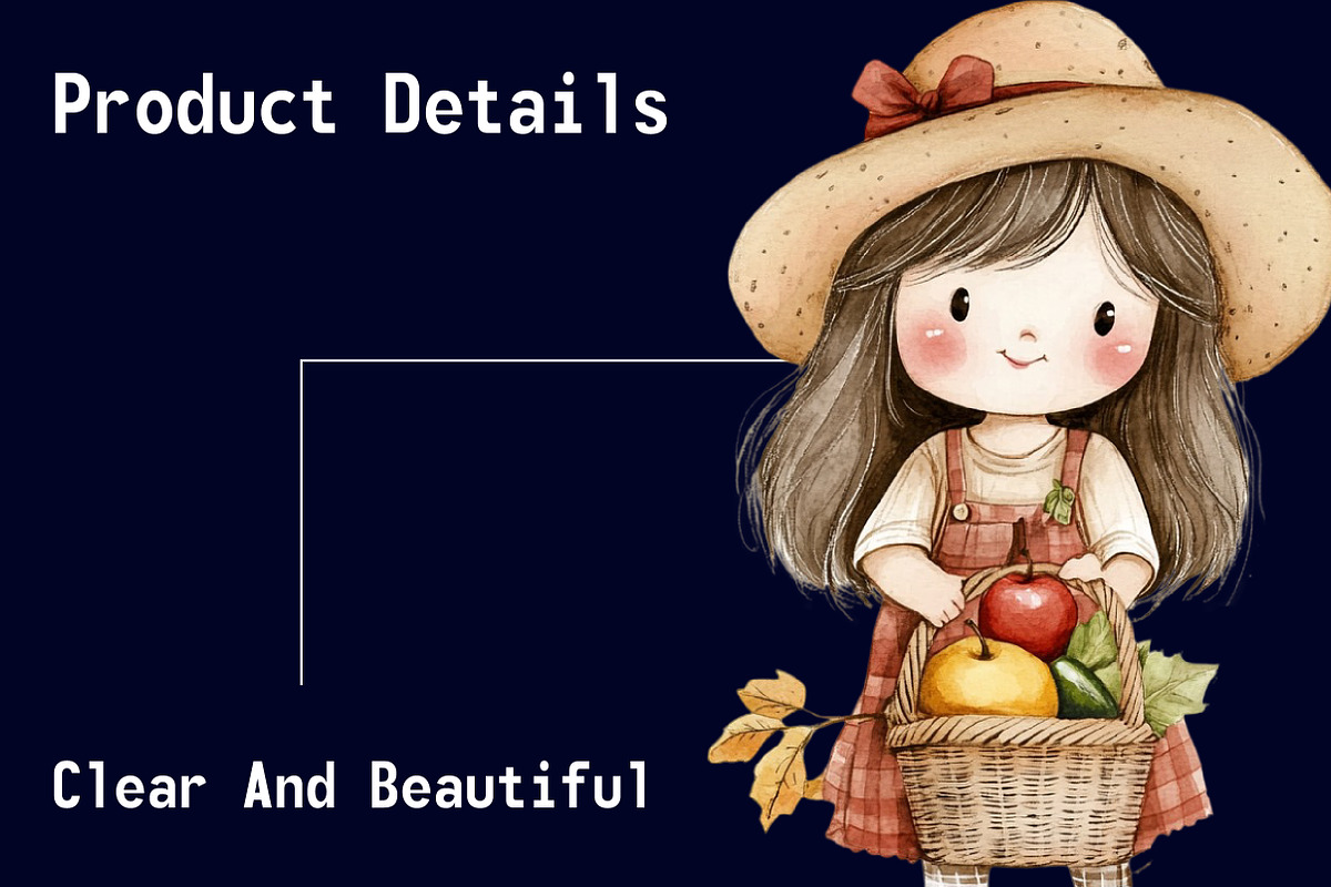 Fall Girl Autumn Woman Clip Art, an Illustration by CitraGraphics (Photo 5 of 6)