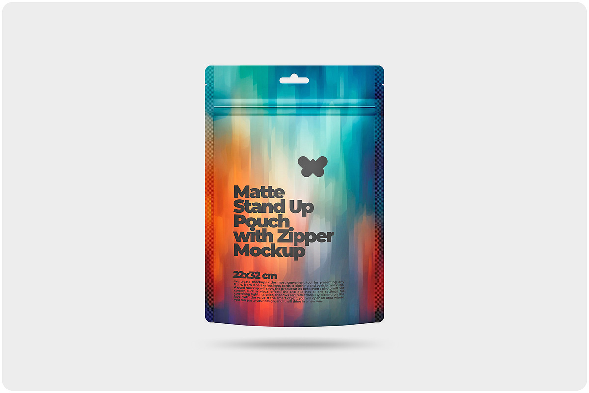 Matte Stand-Up Pouch Mockup, a Packaging Mockup by Reformer Mockup (Photo 2 of 5)