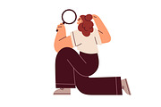 People search with magnifying glass, a Person Illustration by Good Studio (Thumbnail 3 of 6)