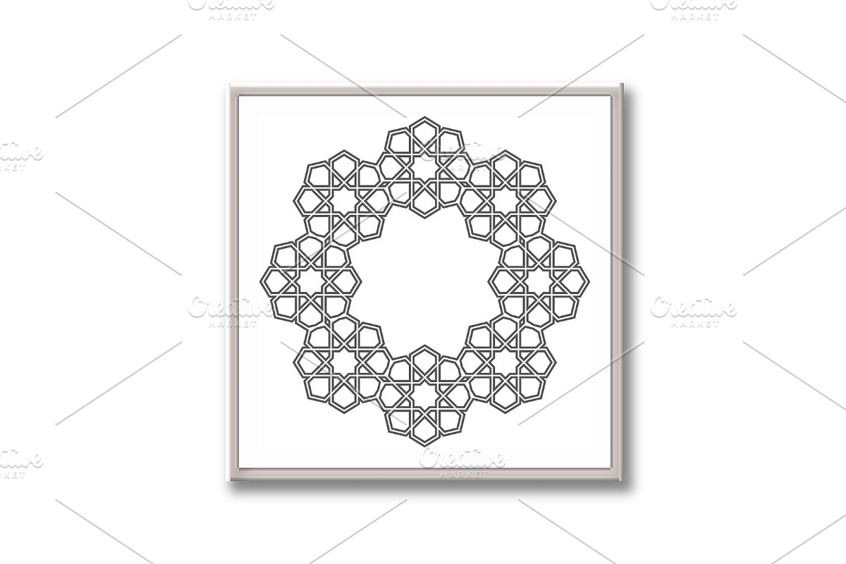 Decorative geometric ornament, a Decorative Illustration by RODINA (Photo 3 of 3)