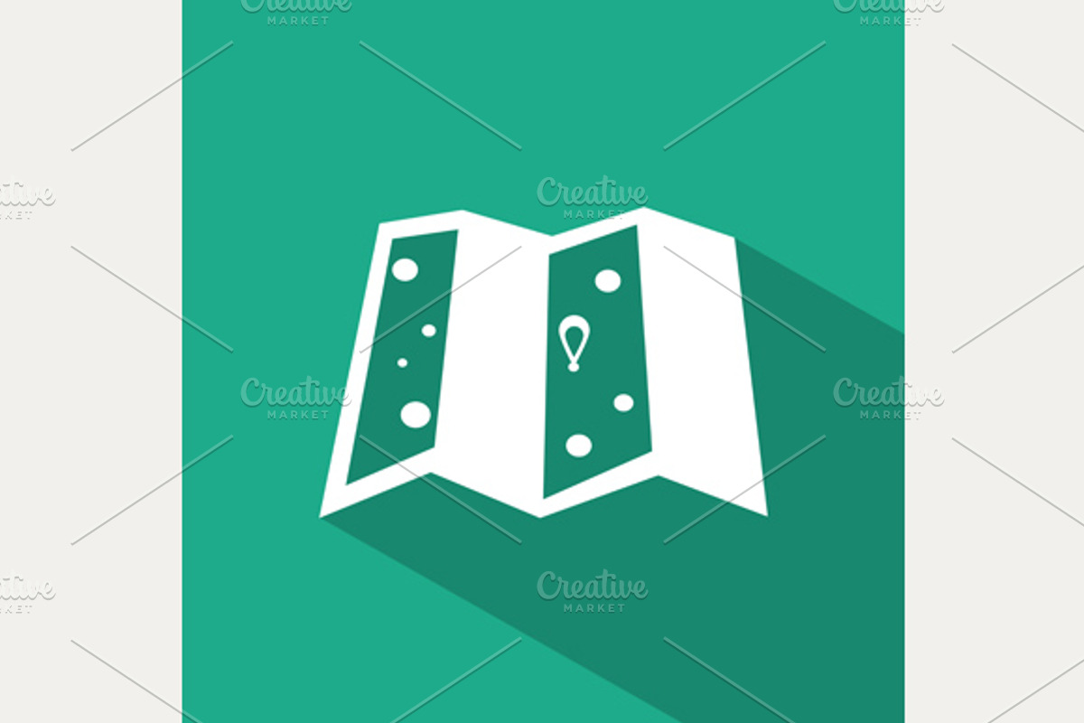 Flat Map icon