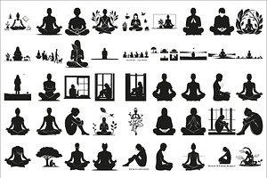 peaceful moment silhouette, an Illustration by Amazin_art