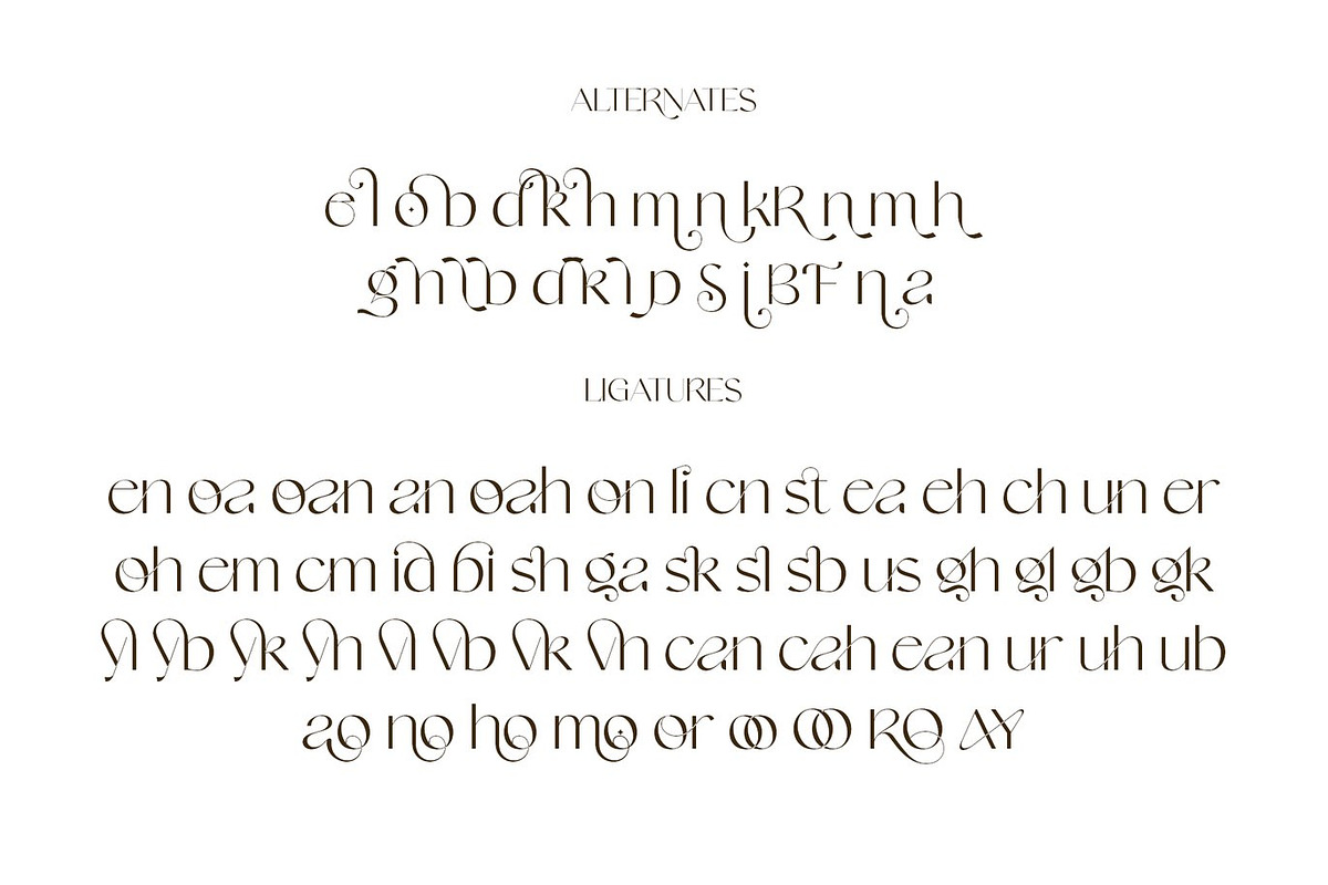 Glamour - Elegant Display Font, a Sans Serif Font by Luna Shop (Photo 2 of 9)