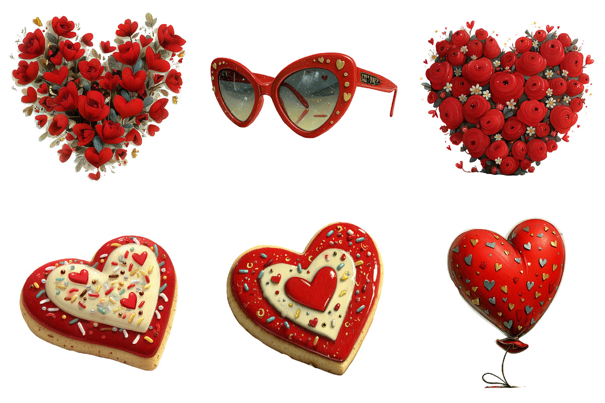 Valentine’s Day Clipart, an Illustration by DreamArtGraphic (Photo 3 of 4)