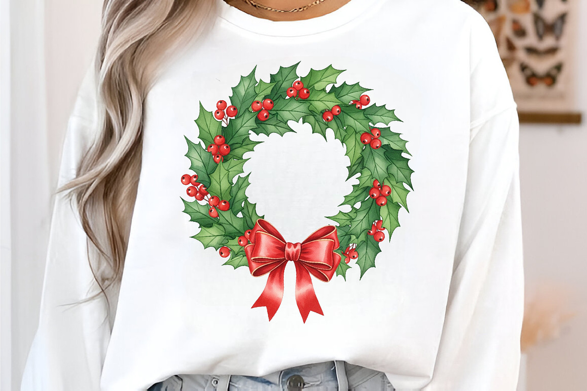 Happy Holidays Christmas Clipart PNG, an Illustration by SinaCreation (Photo 4 of 7)