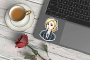 Girl Boss Clipart, Lady Boss sticker, an Object Illustration by ARTify Illustrations (Thumbnail 4 of 5)
