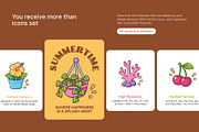 150 Summer Flat Icons Bundle, an Emoji Icon by Vectors Market (Thumbnail 2 of 12)