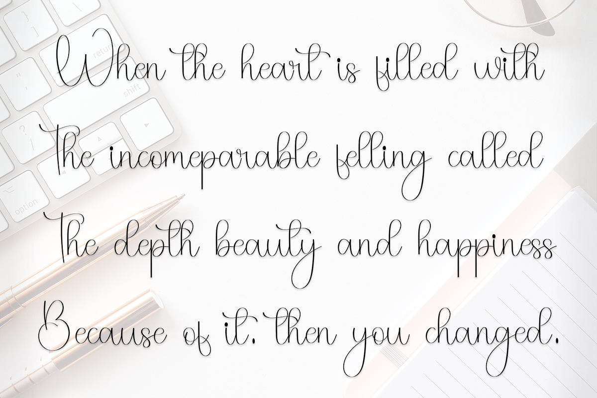 Beautiful California, a Handwritten Font by InermediaSTUDIO (Photo 8 of 8)