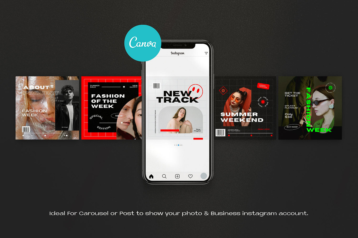 Deeper - Canva Social Media Pack, a Social Media Template by Dirtytemp Studio (Photo 3 of 14)