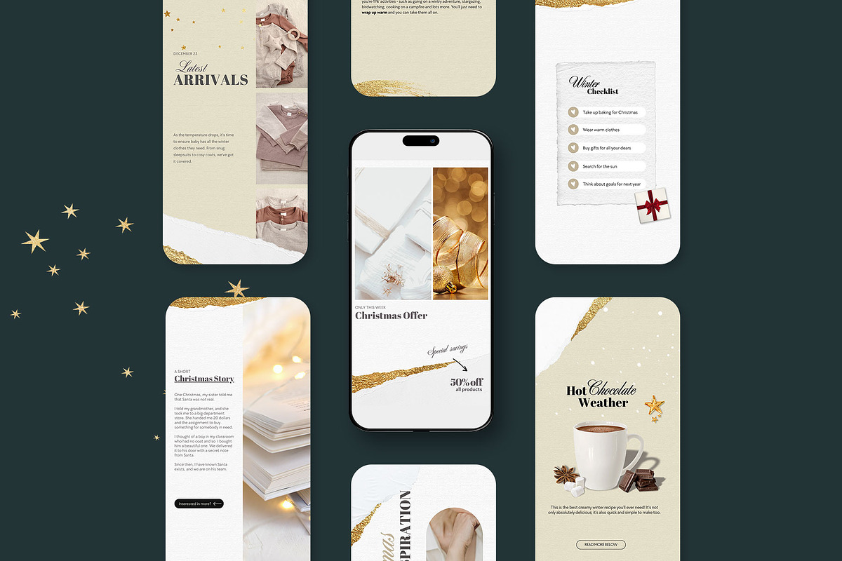 Christmas Social Media Kit - Canva, a Social Media Template by Imagination Area (Photo 3 of 8)