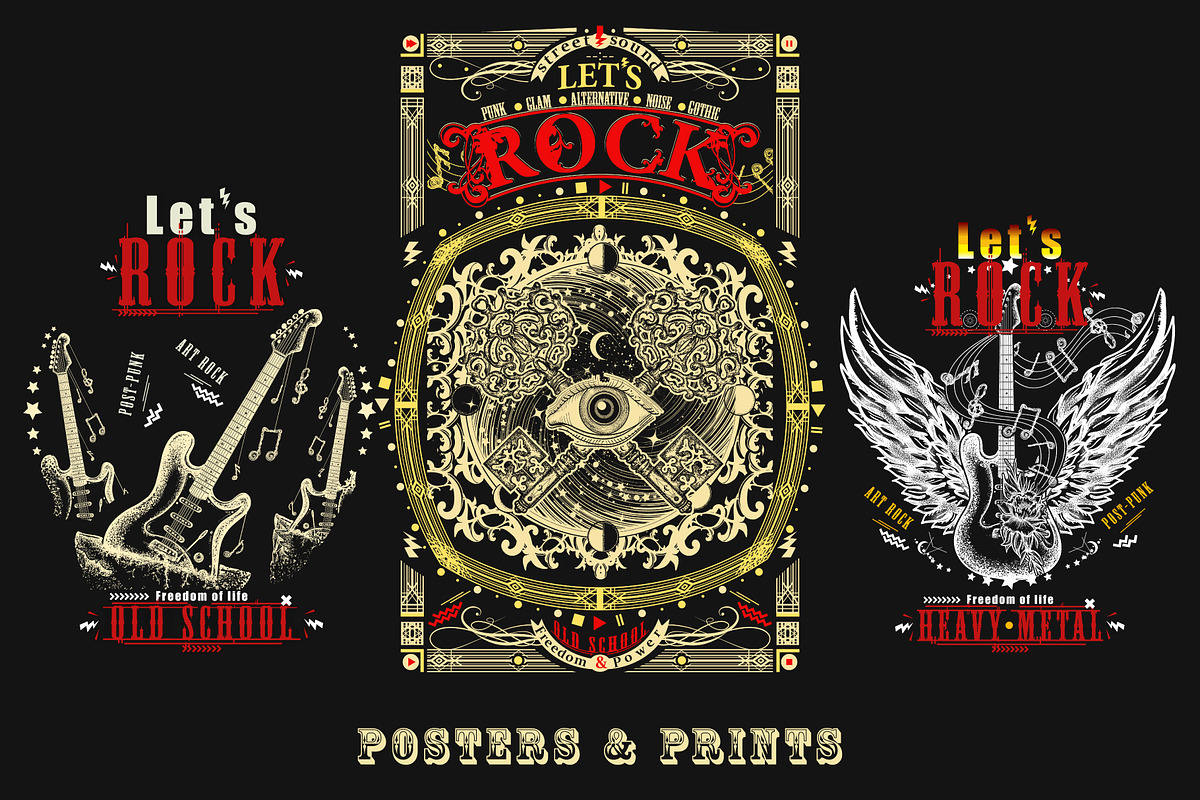 Let's Rock, a Background Graphic by intueri (Photo 12 of 14)
