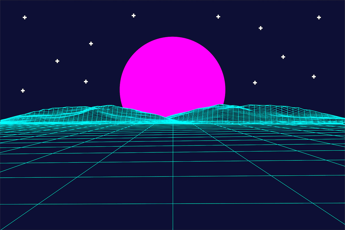 Retrofuturism OTF Vapor Wave Font preview 7
