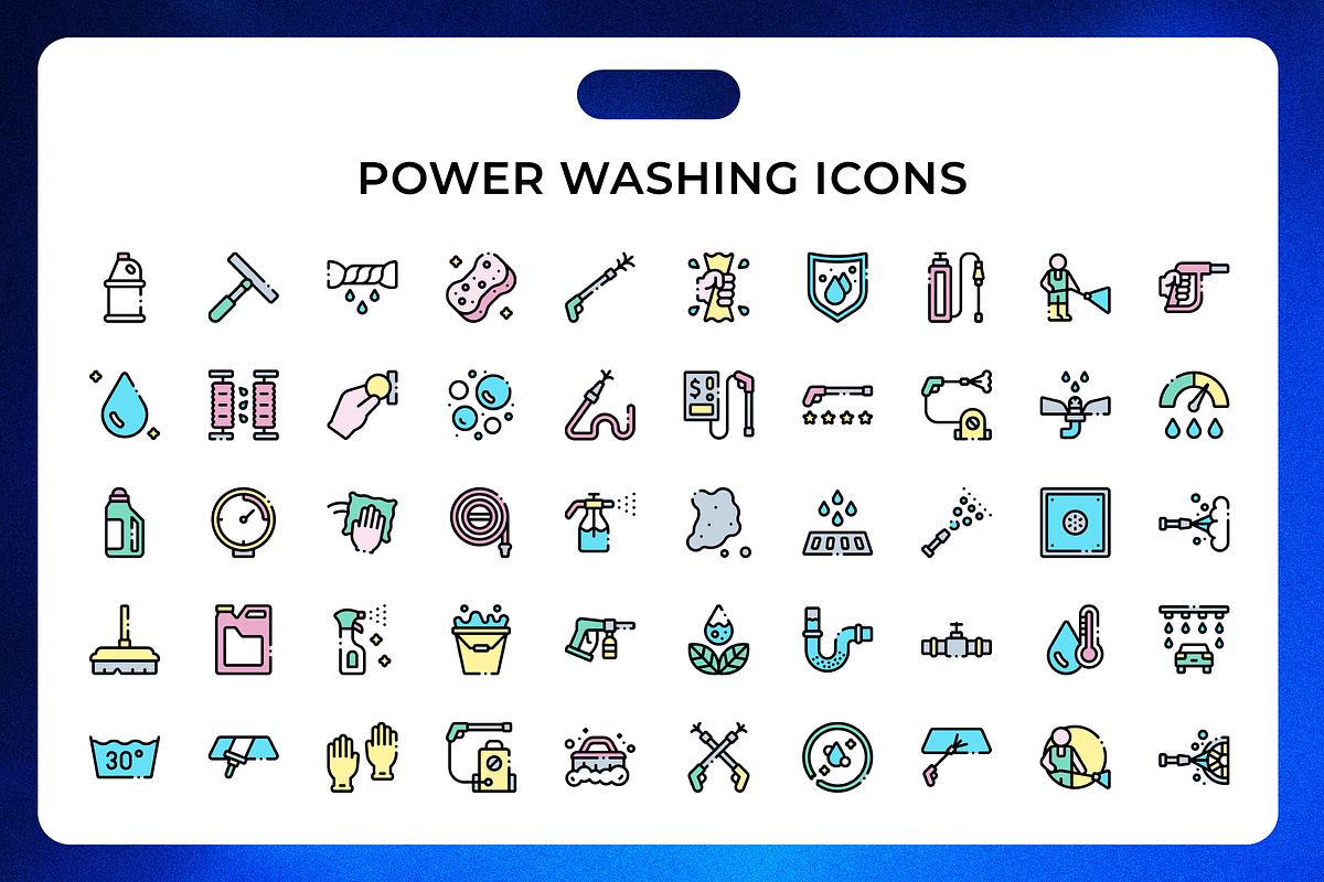 Power Washing Icons, an Icon by Wencory