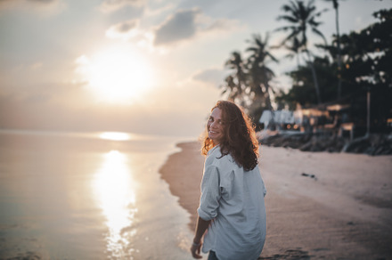 Young woman on the beach, a Beauty & Fashion Photo by Olezzo