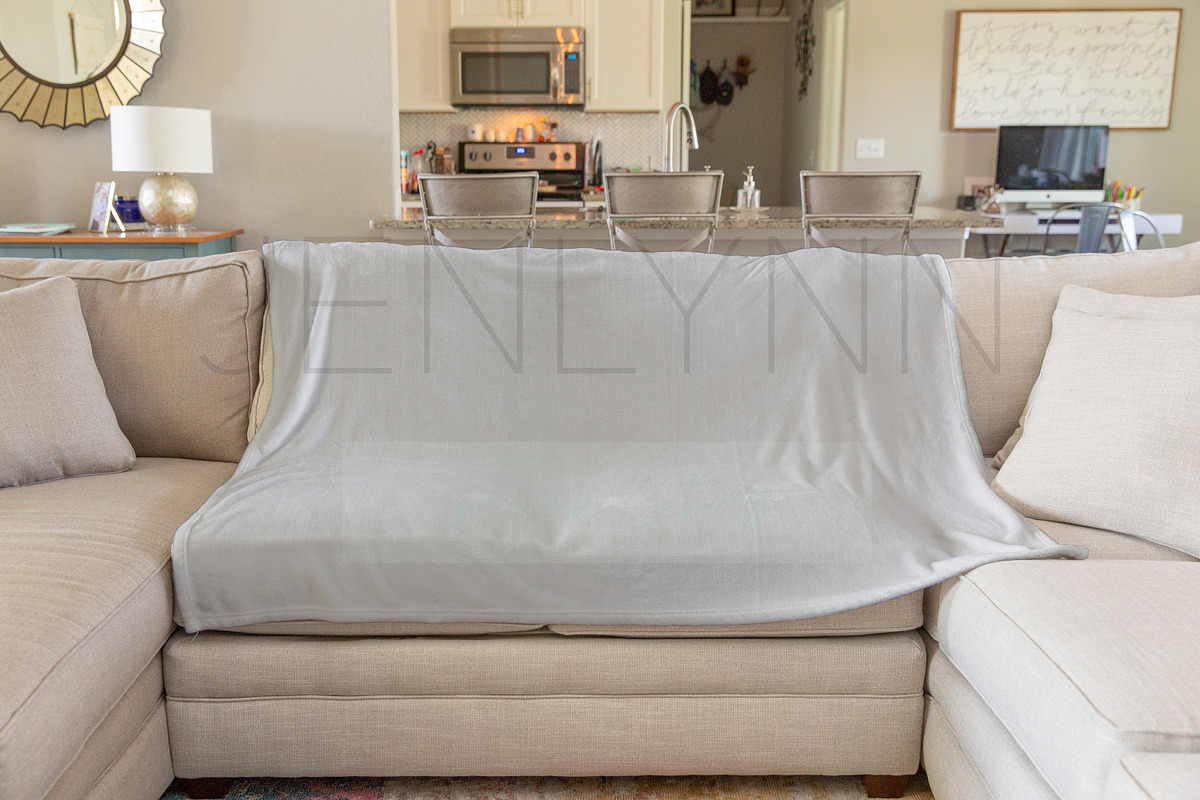 Minky Blanket Mockup on Couch #BH06, a Product Mockup by JENLYNN Stock Shop (Photo 7 of 7)
