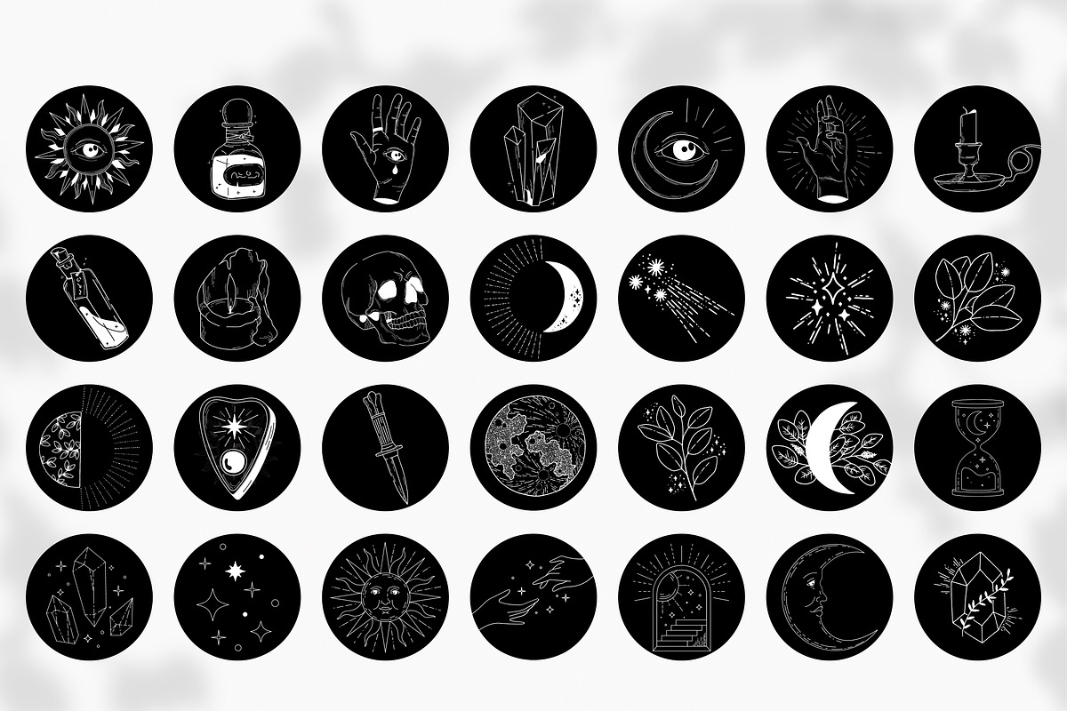 Black Mystic Instagram Highlights, an Icon by DesignKora (Photo 2 of 5)