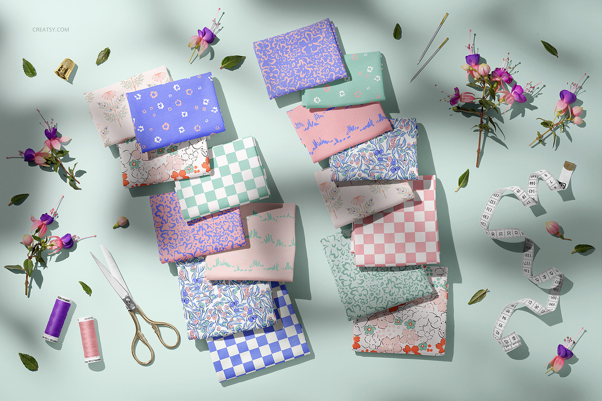 Fabric Factory v.8 Mockup Bundle, a Merchandise Mockup by creatsy5 (Photo 30 of 53)