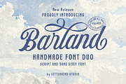 Barland – Handmade Font Duo, a Script Font by Letterhend Studio (Thumbnail 1 of 10)