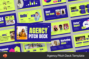 Agency Pitch Deck Powerpoint, a Presentation Template by Fit-tee