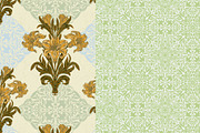 Vintage Lily and Lace, a Pattern Graphic by NayaChu (Thumbnail 1 of 9)