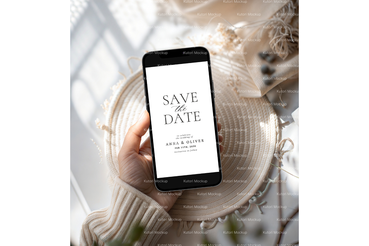 Neutral Aesthetic Mobile Screen Mock, a Product Mockup by MockupWizard (Photo 5 of 5)