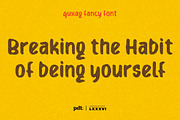 Quxag - Display Font, a Handwritten Font by productype1 (Thumbnail 9 of 10)