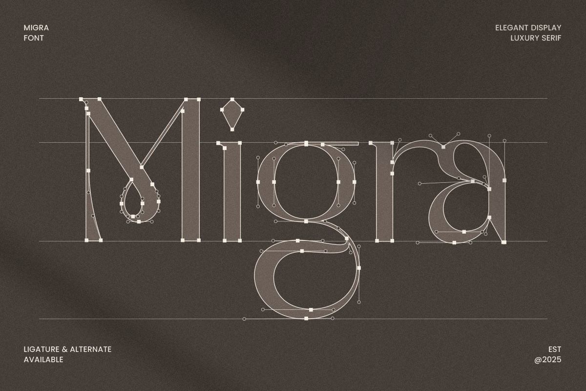 Migra - Elegant Display Luxury Font, a Sans Serif Font by Sensatype (Photo 11 of 14)