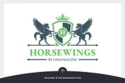 Pegasus Crest Logo Template, a Branding & Logo Template by LOGOMAGINE (Thumbnail 7 of 13)