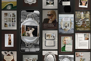 The Warm Suede Collection, a Social Media Template by Pani Temp.