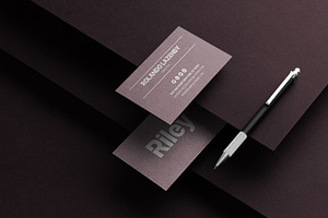 Minimal Business Card, a Business Card Template by AyshaCanvas