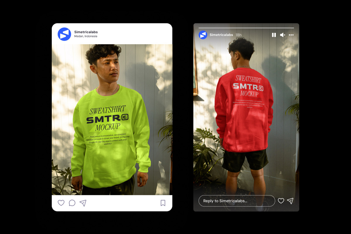 Sweatshirt Mockup, a Shirt Mockup by Simetrica Labs (Photo 2 of 3)