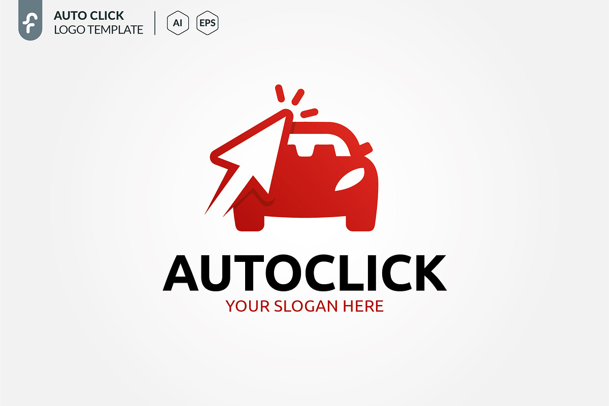 Auto Click Logo, a Branding & Logo Template by ft.studio