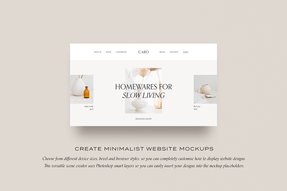 Minimal Website Mockup Scene Creator, an iPhone Mockup by Moyo Studio (Photo 3 of 21)