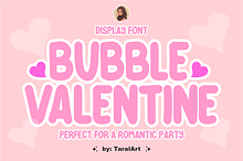 Bubble Valentine - Valentine Font