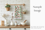 Kitchen Towel Mockups, a Household Mockup by mock-ups (Thumbnail 5 of 15)