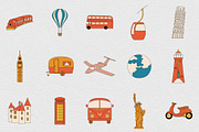 Travel icon set, an Icon by NatalieArtShop (Thumbnail 10 of 12)